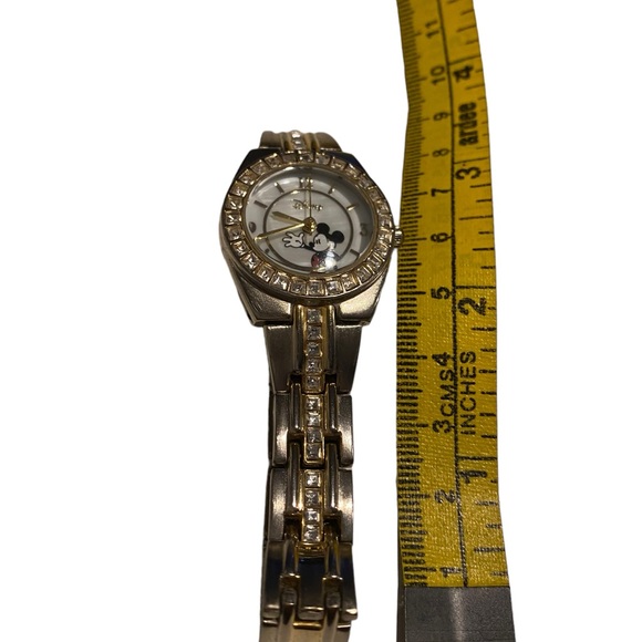Adult Disney Mickey Mouse watch with little jewels by Accutime. - Picture 3 of 4